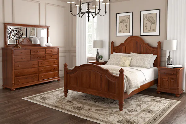 Simply Amish SBSAV-09B3 Savannah Sleigh Queen Bed Simply Amish SBSAV-09B3 Savannah Sleigh Queen Bed