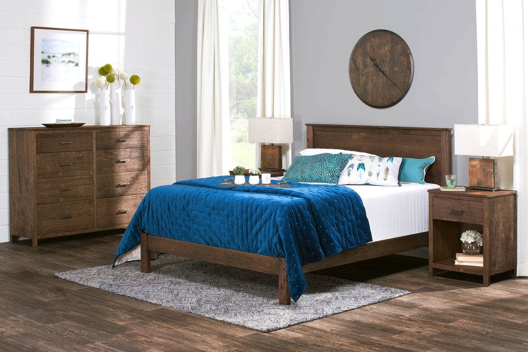 Simply Amish SNSHE-02C1 Sheffield Nightstand with Drawers Simply Amish SNSHE-02C1 Sheffield Nightstand with Drawers
