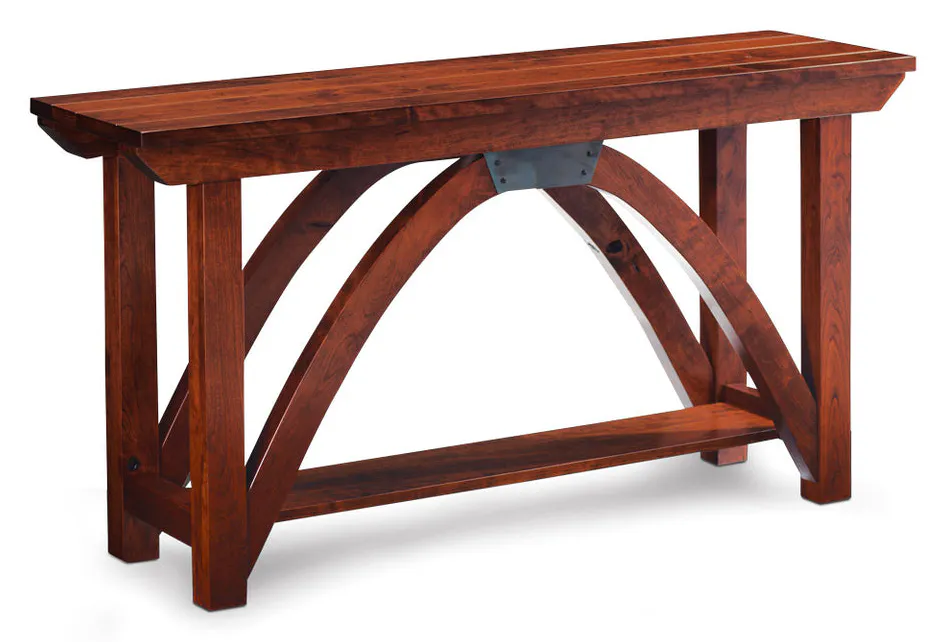 Simply Amish LOTRB-13A08 B&O Railroad Trestle Bridge Sofa Table, 60" Simply Amish LOTRB-13A08 B&O Railroad Trestle Bridge Sofa Table, 60"