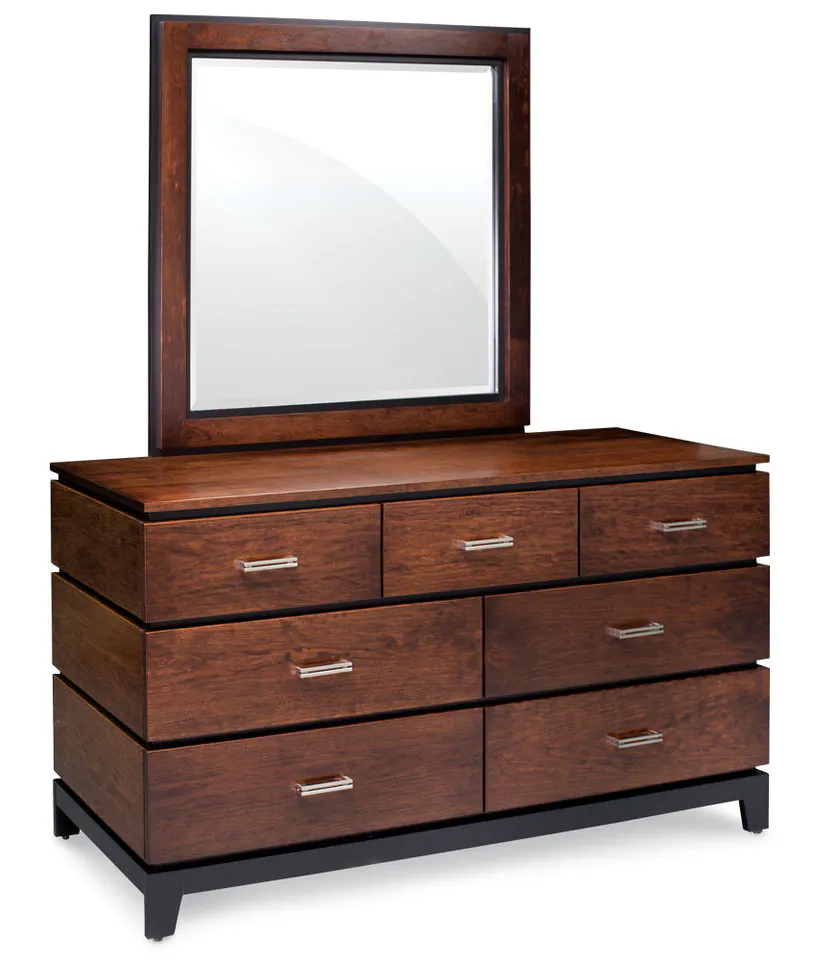 Simply Amish BSFRI-08G3 Frisco 7-Drawer Dresser, 70" Simply Amish BSFRI-08G3 Frisco 7-Drawer Dresser, 70"