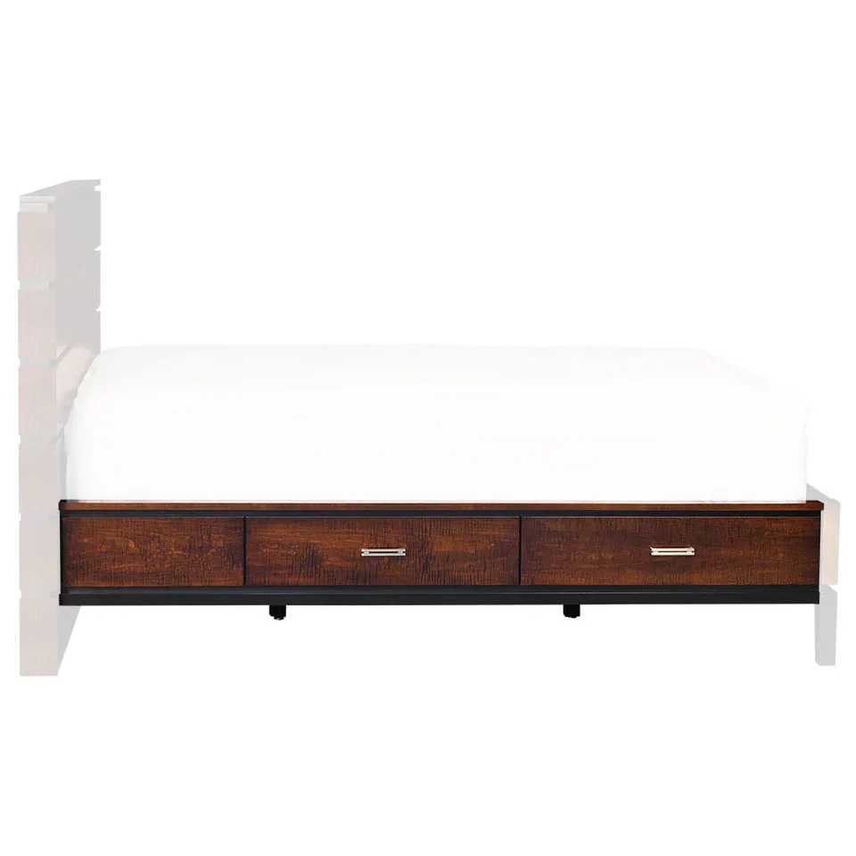 Simply Amish BSFRI-19D Frisco Under-Bed Twin Storage