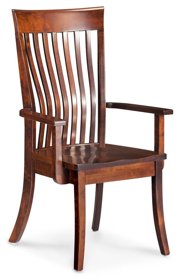 Simply Amish CCLIIA-L Loft II Arm Chair w/ Leather Cushion Seat Simply Amish CCLIIA-L Loft II Arm Chair w/ Leather Cushion Seat