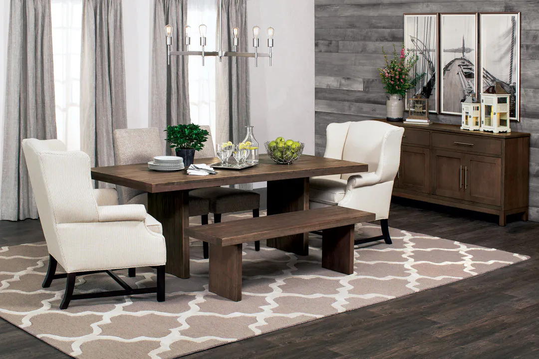 Simply Amish ETABR-H01D46A Auburn Bay Trestle Table Simply Amish ETABR-H01D46A Auburn Bay Trestle Table