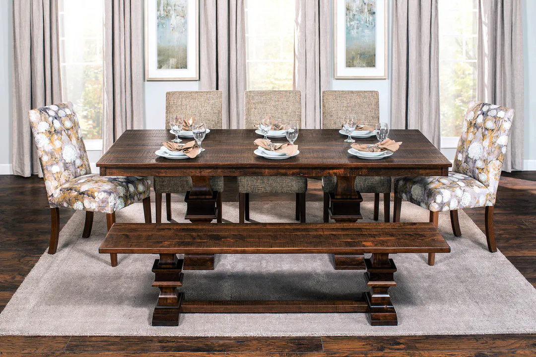 Simply Amish ECMTG-15A-W Montgomery Dining Bench, 36" Simply Amish ECMTG-15A-W Montgomery Dining Bench, 36"