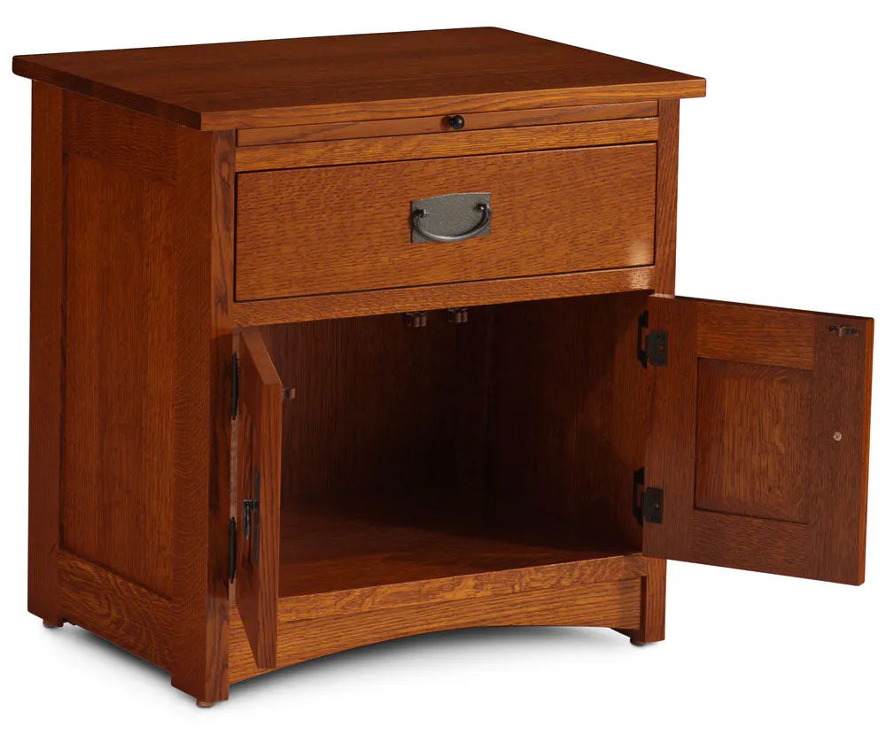 Simply Amish EC115NS Prairie Mission Nightstand with Doors Simply Amish EC115NS Prairie Mission Nightstand with Doors