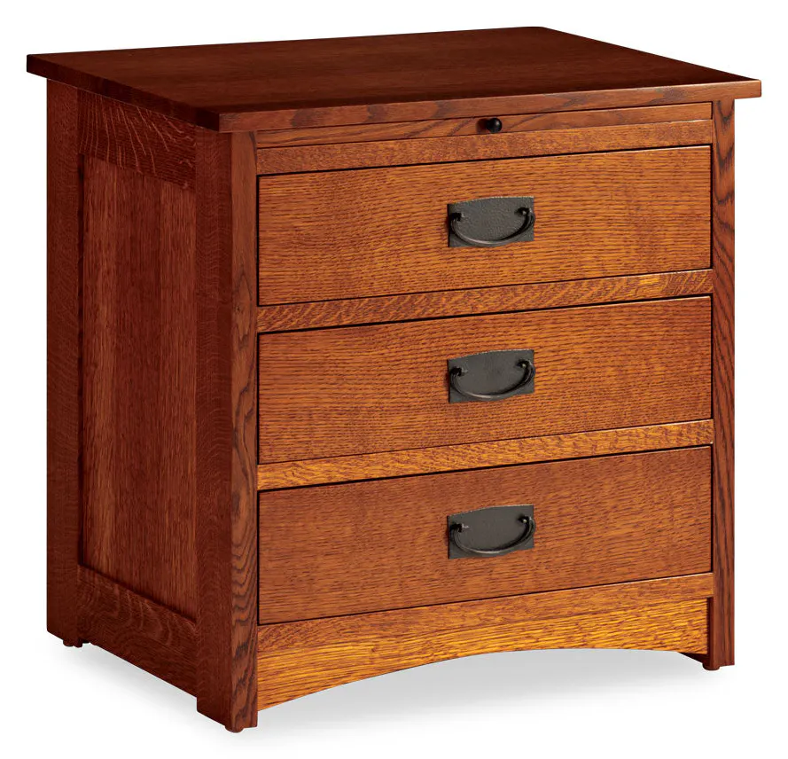 Simply Amish EC120BC Prairie Mission Nightstand with Drawers Simply Amish EC120BC Prairie Mission Nightstand with Drawers