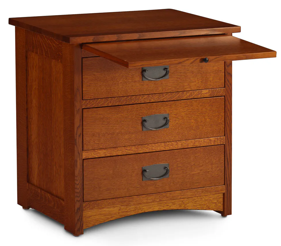 Simply Amish EC120BC Prairie Mission Nightstand with Drawers Simply Amish EC120BC Prairie Mission Nightstand with Drawers