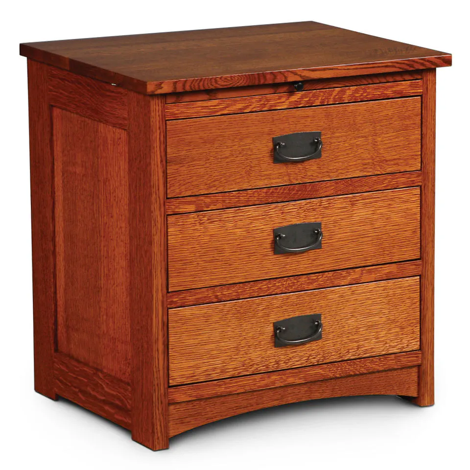 Simply Amish EC120BC Prairie Mission Nightstand with Drawers Simply Amish EC120BC Prairie Mission Nightstand with Drawers