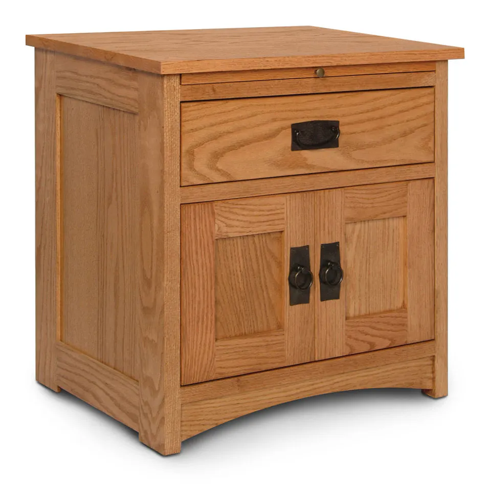 Simply Amish EC150SNS Prairie Mission Deluxe Nightstand with Doors Simply Amish EC150SNS Prairie Mission Deluxe Nightstand with Doors