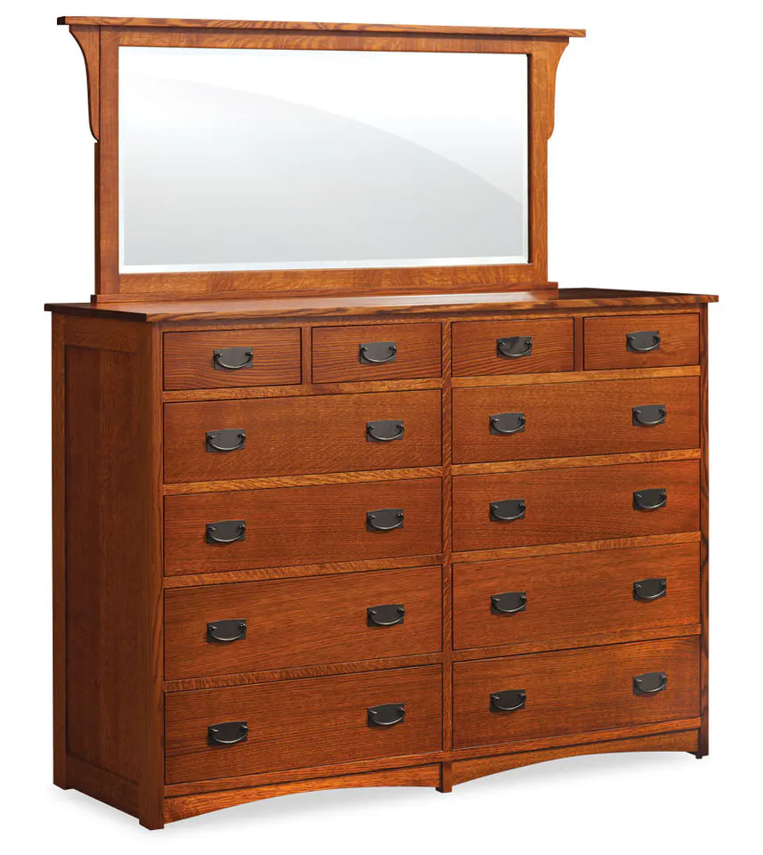 Simply Amish EC24512B Prairie Mission 12-Drawer Bureau, 71.5" Simply Amish EC24512B Prairie Mission 12-Drawer Bureau, 71.5"