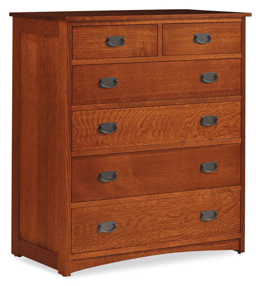 Simply Amish EC1806DC Prairie Mission 6-Drawers Chest Simply Amish EC1806DC Prairie Mission 6-Drawers Chest