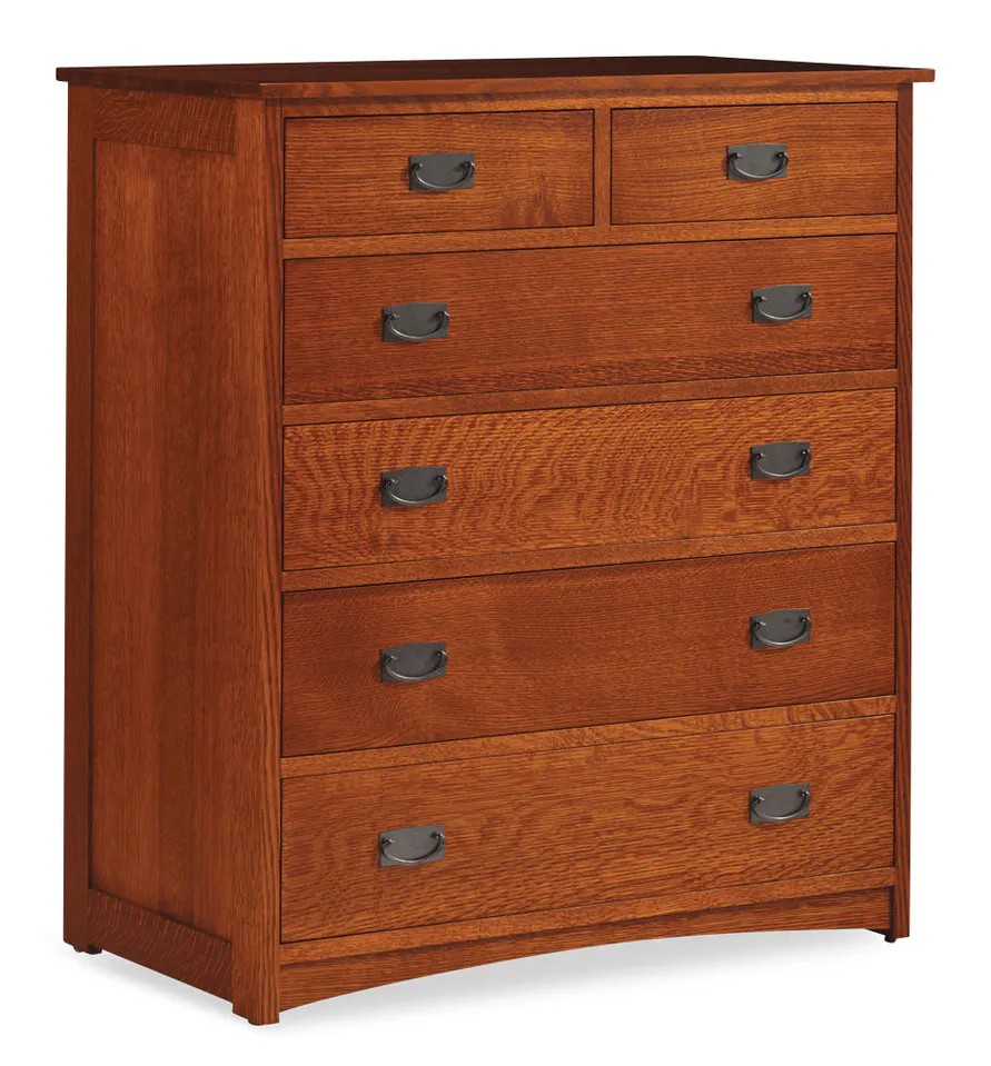 Simply Amish EC1806DC Prairie Mission 6-Drawers Chest Simply Amish EC1806DC Prairie Mission 6-Drawers Chest