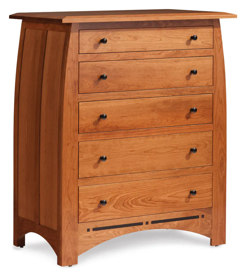 Simply Amish ECA1005D Aspen 5-Drawer Chest with Inlay Simply Amish ECA1005D Aspen 5-Drawer Chest with Inlay