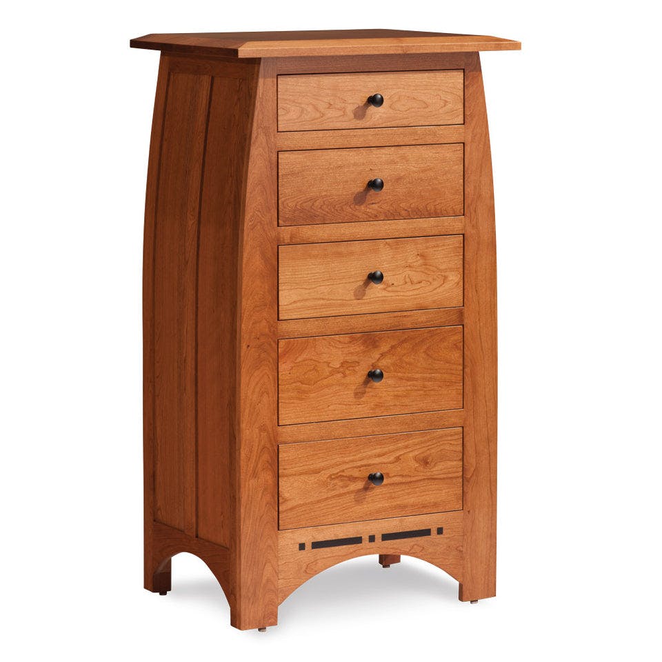 Simply Amish ECA105LC Aspen Lingerie Chest with Inlay