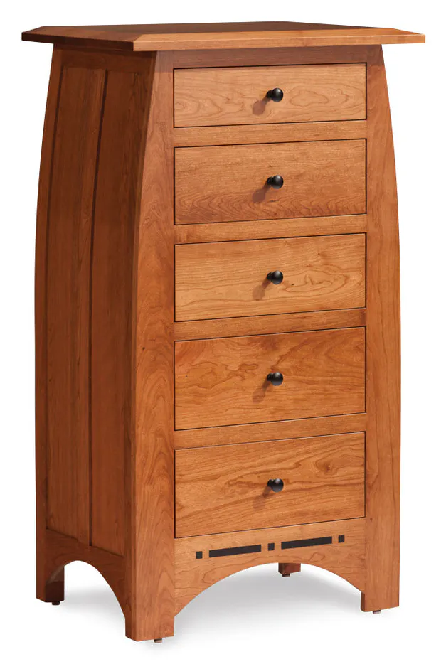 Simply Amish ECA105LC Aspen Lingerie Chest with Inlay Simply Amish ECA105LC Aspen Lingerie Chest with Inlay