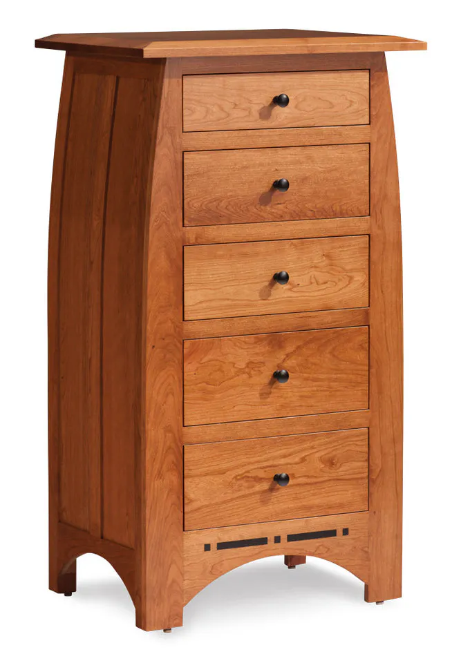 Simply Amish ECA105LC Aspen Lingerie Chest with Inlay Simply Amish ECA105LC Aspen Lingerie Chest with Inlay