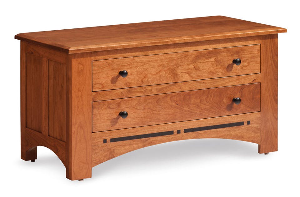Simply Amish ECA155BC-F Aspen Blanket Chest with False Fronts and Inlay Simply Amish ECA155BC-F Aspen Blanket Chest with False Fronts and Inlay