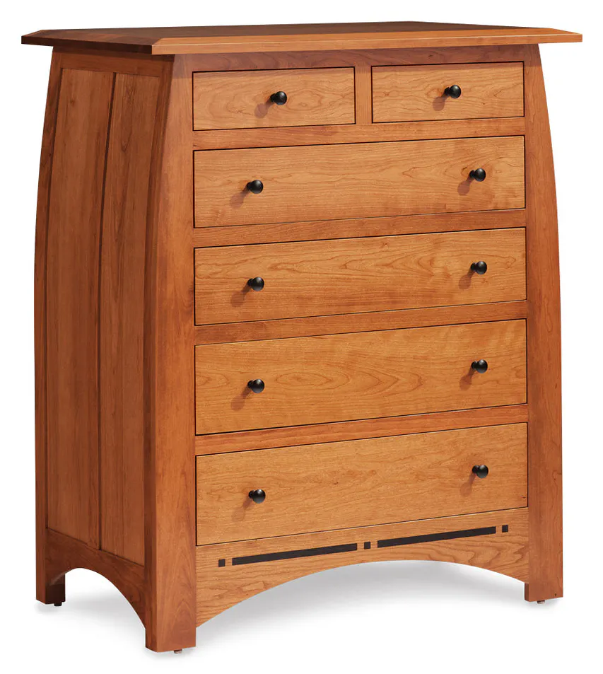 Simply Amish ECA1806D Aspen 6-Drawer Chest with Inlay Simply Amish ECA1806D Aspen 6-Drawer Chest with Inlay