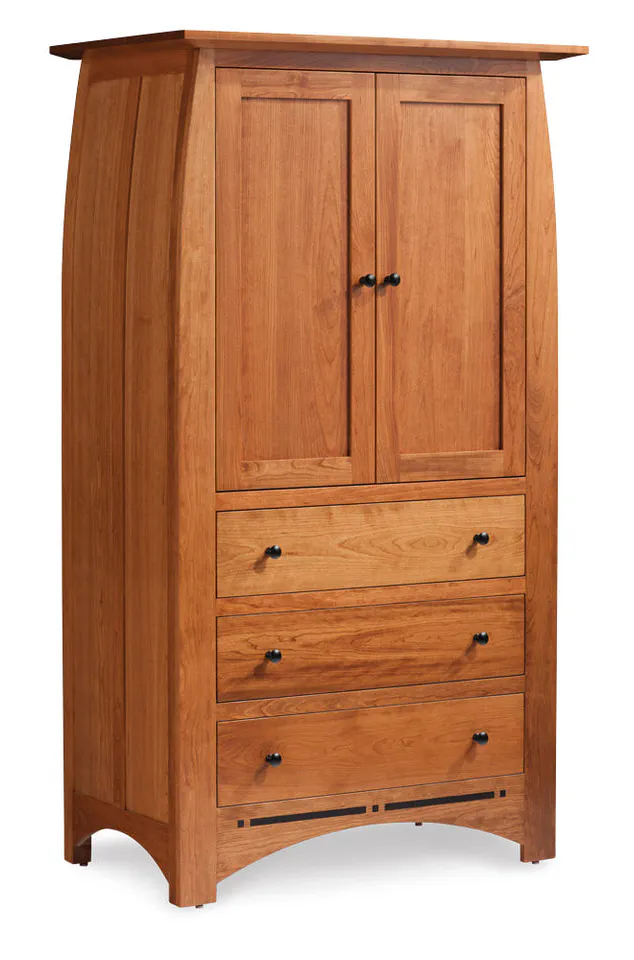 Simply Amish ECA1903DW Aspen 3-Drawer Wardrobe with Inlay Simply Amish ECA1903DW Aspen 3-Drawer Wardrobe with Inlay
