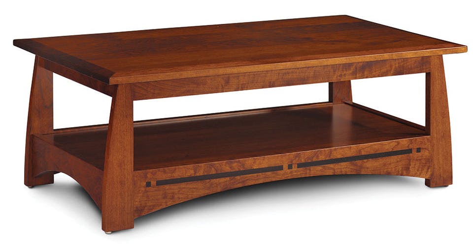 Simply Amish ECA745LT Aspen Coffee Table with Inlay Simply Amish ECA745LT Aspen Coffee Table with Inlay