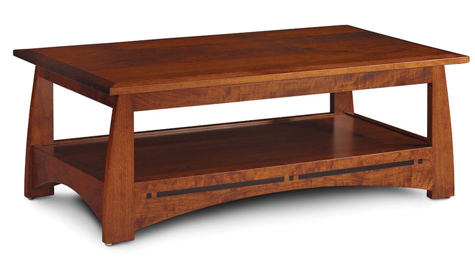 Simply Amish ECA745LT Aspen Coffee Table with Inlay Simply Amish ECA745LT Aspen Coffee Table with Inlay
