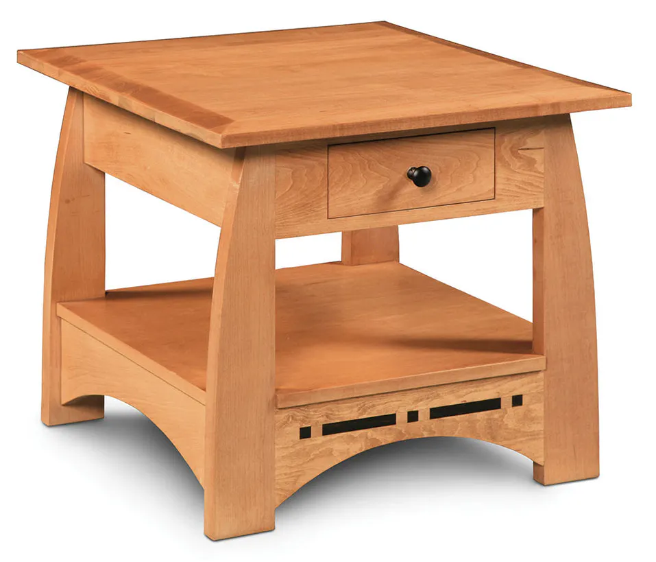Simply Amish ECA735E Aspen 1-Drawer End Table with Inlay Simply Amish ECA735E Aspen 1-Drawer End Table with Inlay