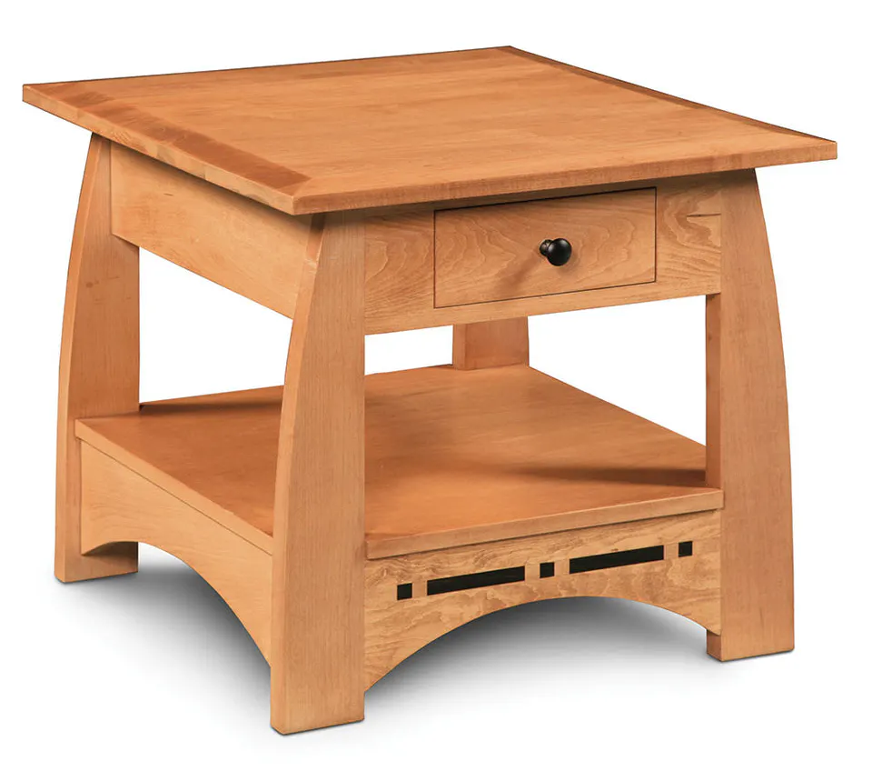 Simply Amish ECA735E Aspen 1-Drawer End Table with Inlay Simply Amish ECA735E Aspen 1-Drawer End Table with Inlay