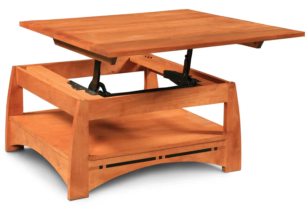 Simply Amish ECA750LT Aspen Square Coffee Table with Inlay Simply Amish ECA750LT Aspen Square Coffee Table with Inlay