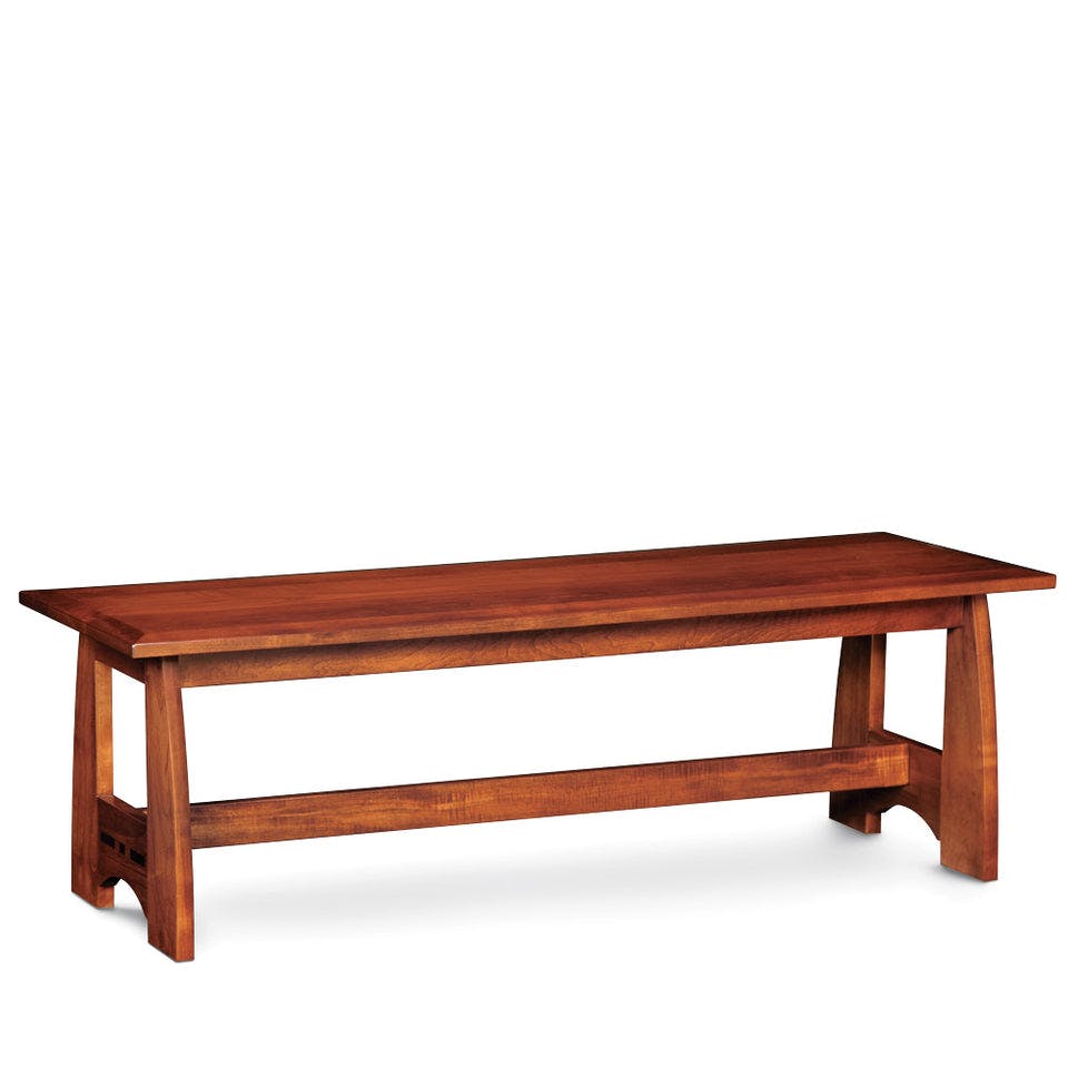 Simply Amish ECA770-72B Aspen Bench with Inlay – 72″w