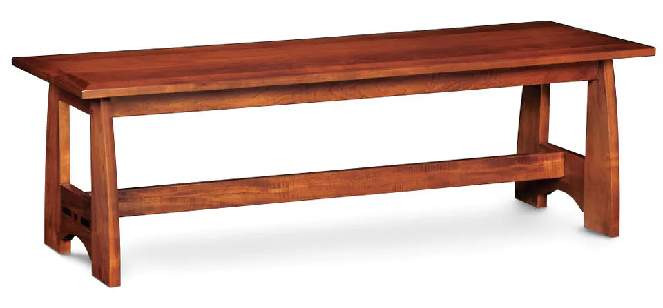 Simply Amish ECASP-12B-L Aspen Dining Bench With Inlay Simply Amish ECASP-12B-L Aspen Dining Bench With Inlay