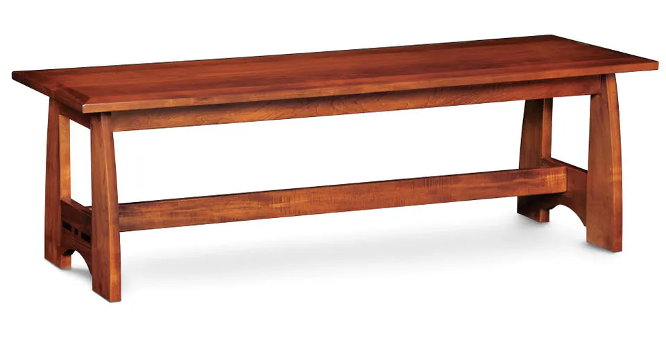Simply Amish ECASP-12B-L Aspen Dining Bench With Inlay Simply Amish ECASP-12B-L Aspen Dining Bench With Inlay
