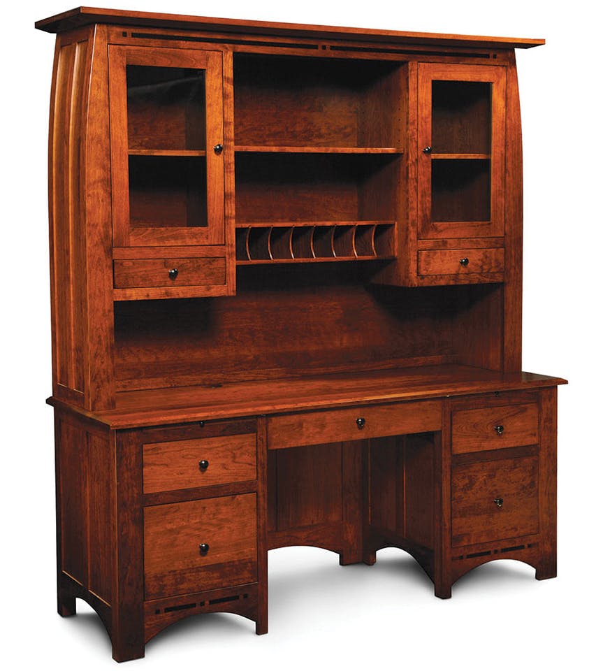 Simply Amish WDASP-05B Aspen Credenza with Inlay, Medium Simply Amish WDASP-05B Aspen Credenza with Inlay, Medium