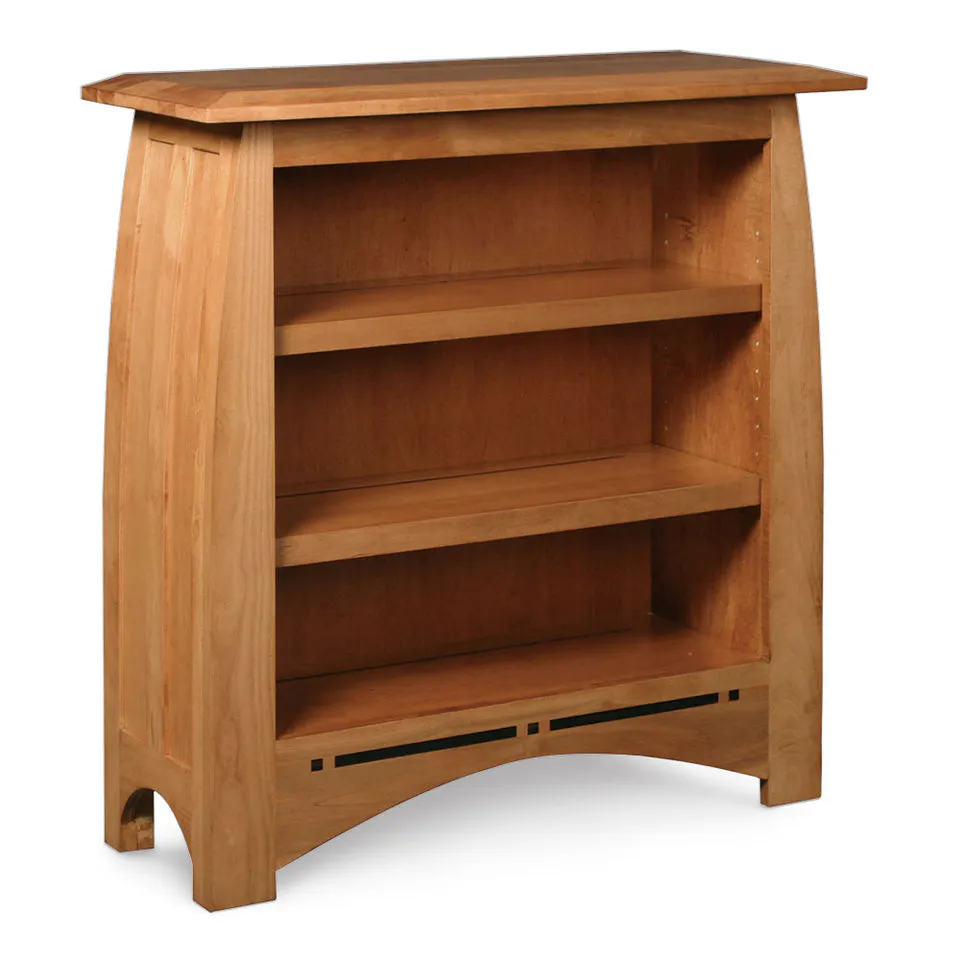 Simply Amish ECABC-OPN-3650 Aspen Short Open Bookcase with Inlay