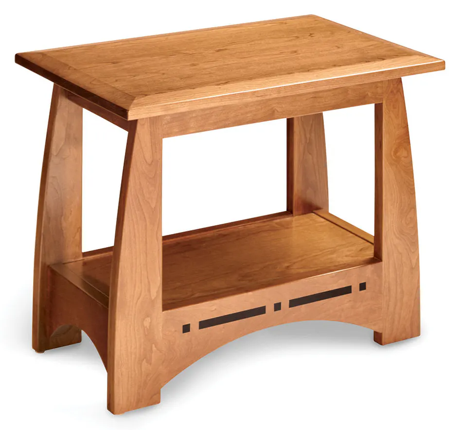 Simply Amish ECACST Aspen Chair Side Table with Inlay Simply Amish ECACST Aspen Chair Side Table with Inlay