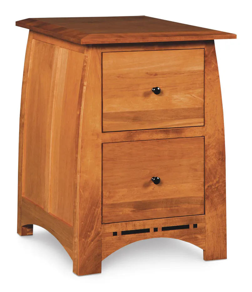 Simply Amish ECAFC2D Aspen 2 - Drawer File Cabinet with Inlay Simply Amish ECAFC2D Aspen 2 - Drawer File Cabinet with Inlay