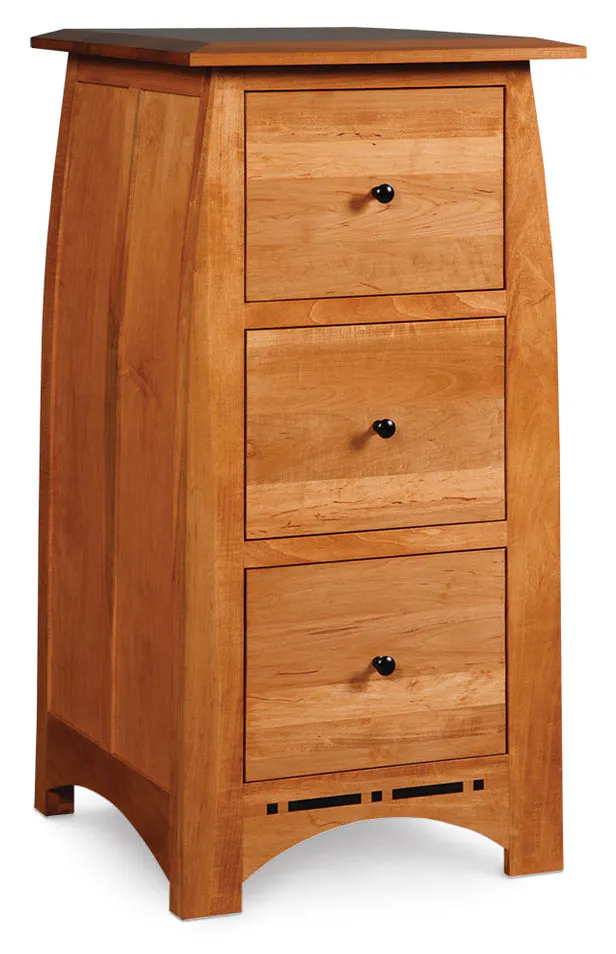 Simply Amish ECAFC3D Aspen 3 - Drawer File Cabinet with Inlay Simply Amish ECAFC3D Aspen 3 - Drawer File Cabinet with Inlay