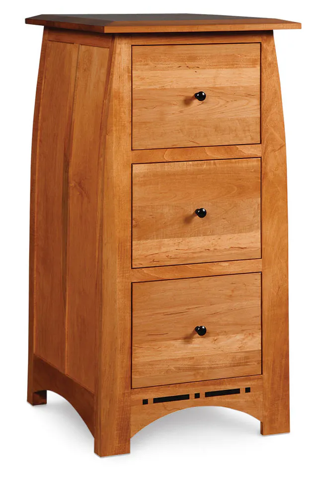 Simply Amish ECAFC3D Aspen 3 - Drawer File Cabinet with Inlay Simply Amish ECAFC3D Aspen 3 - Drawer File Cabinet with Inlay