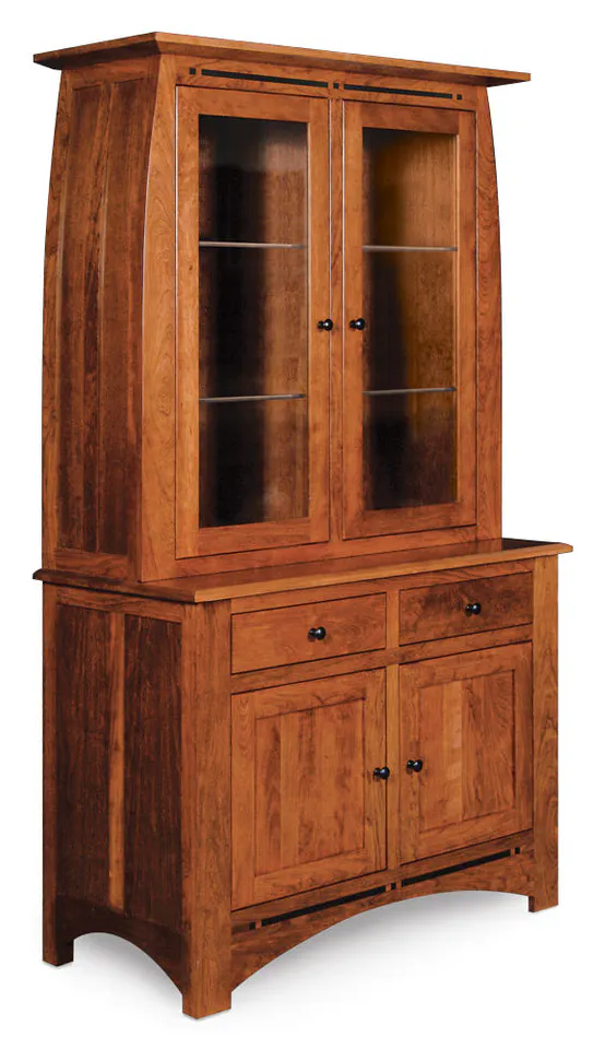 Simply Amish ESASP-J06/ESASP-A02B Aspen Closed Hutch with Inlay, Medium Simply Amish ESASP-J06/ESASP-A02B Aspen Closed Hutch with Inlay, Medium