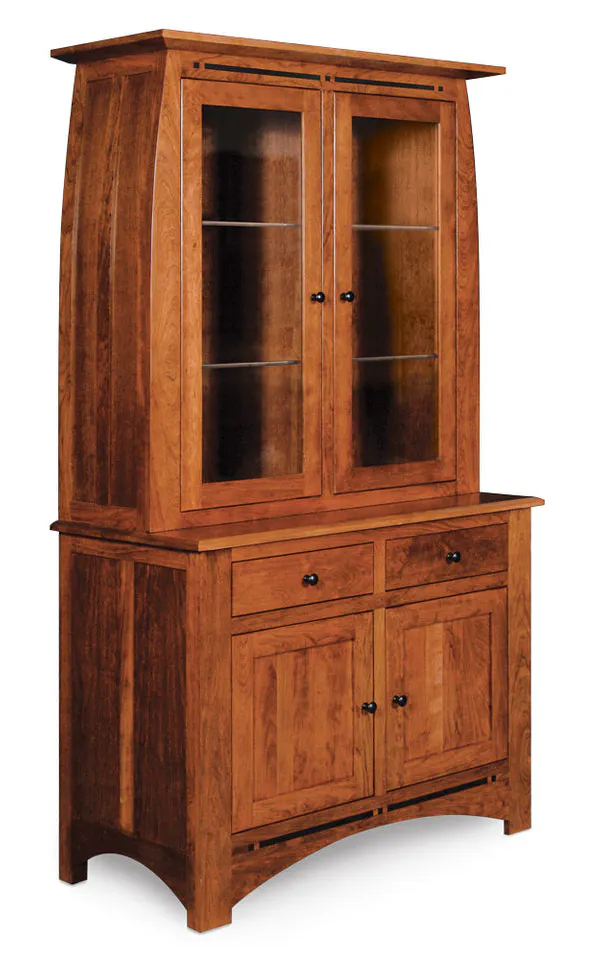 Simply Amish ESASP-J06/ESASP-A02B Aspen Closed Hutch with Inlay, Medium Simply Amish ESASP-J06/ESASP-A02B Aspen Closed Hutch with Inlay, Medium