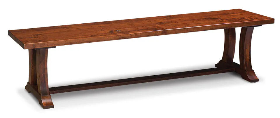 Simply Amish ECALE-12D-W Alexandria Dining Bench Simply Amish ECALE-12D-W Alexandria Dining Bench