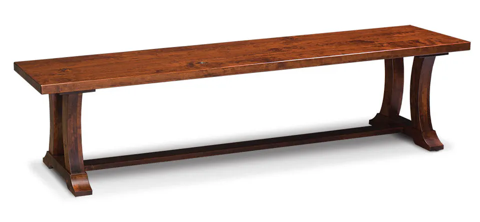 Simply Amish ECALE-12D-W Alexandria Dining Bench Simply Amish ECALE-12D-W Alexandria Dining Bench
