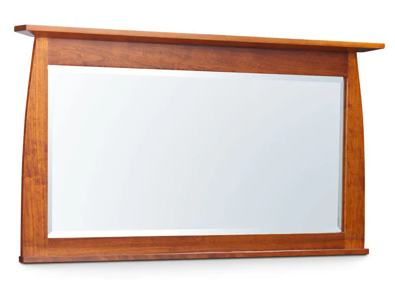 Simply Amish ECAM145 Aspen Bureau Mirror with Inlay, Medium Simply Amish ECAM145 Aspen Bureau Mirror with Inlay, Medium