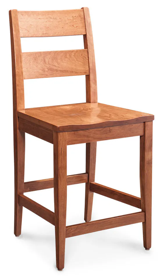 Simply Amish ECCDI-04B-W Cadira Stationary Barstool w/ Wood Seat, 30" Seat Height Simply Amish ECCDI-04B-W Cadira Stationary Barstool w/ Wood Seat, 30" Seat Height