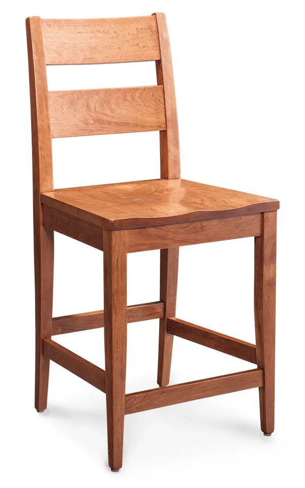 Simply Amish ECCDI-04B-W Cadira Stationary Barstool w/ Wood Seat, 30" Seat Height Simply Amish ECCDI-04B-W Cadira Stationary Barstool w/ Wood Seat, 30" Seat Height