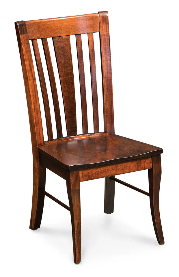 Simply Amish ECCHT-02A-L Chesterville Side Chair w/ Leather Cushion Seat Simply Amish ECCHT-02A-L Chesterville Side Chair w/ Leather Cushion Seat