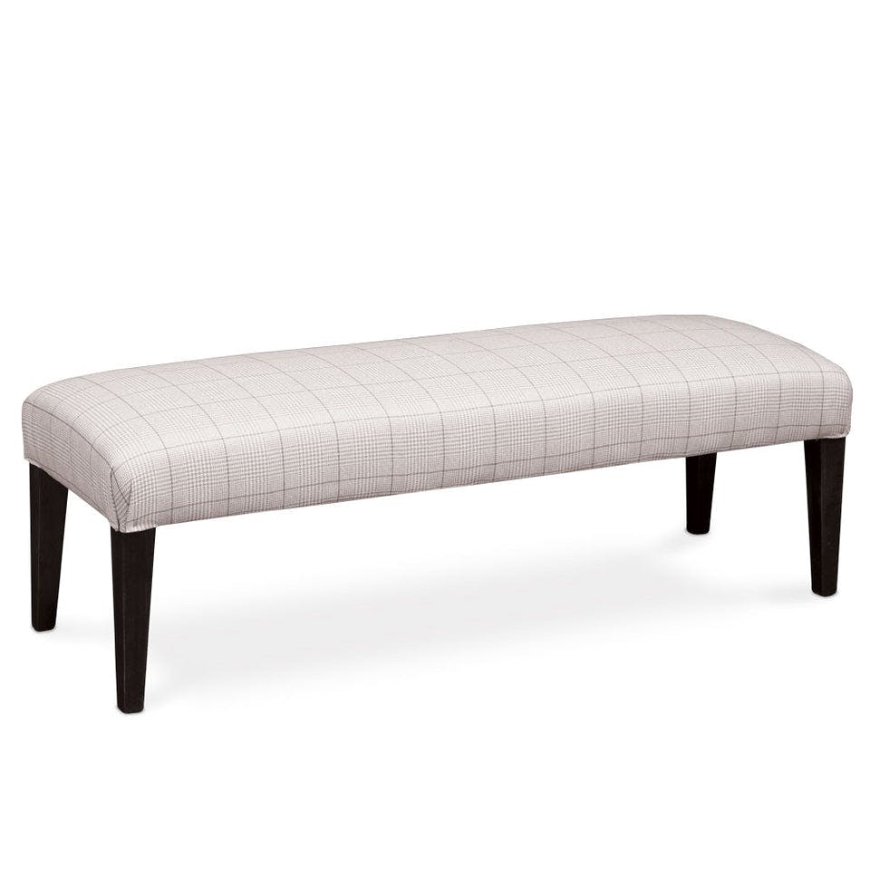 Simply Amish ECCLR-16F-F Claire Bench with Upholstery, 84″