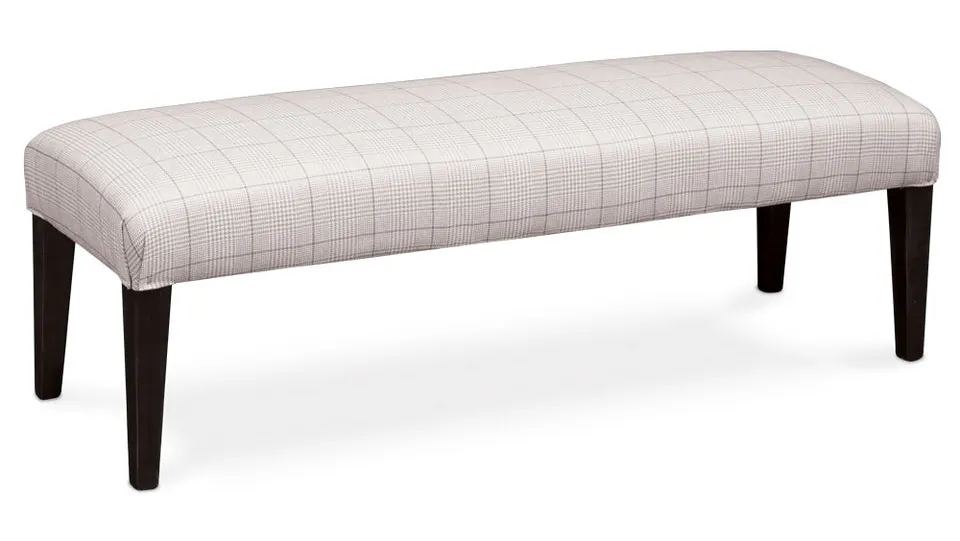 Simply Amish ECCLR-16D-F Claire Bench with Upholstery Simply Amish ECCLR-16D-F Claire Bench with Upholstery
