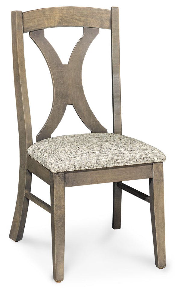 Simply Amish ECHAP-02A-L Hampton Side Chair w/ Leather Cushion Seat Simply Amish ECHAP-02A-L Hampton Side Chair w/ Leather Cushion Seat