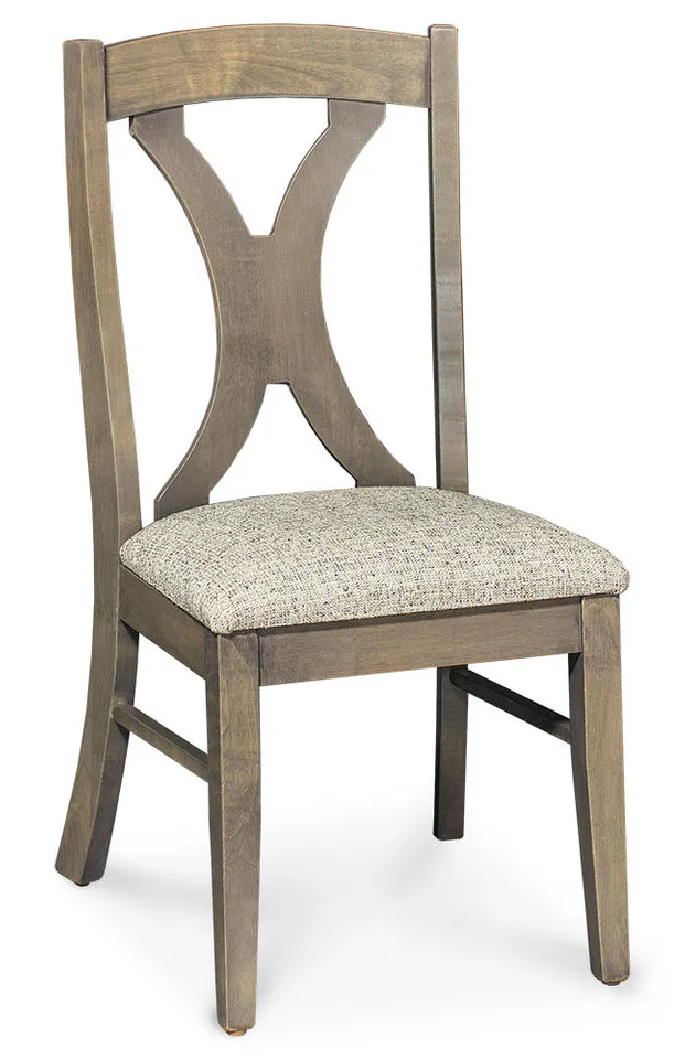 Simply Amish ECHAP-02A-L Hampton Side Chair w/ Leather Cushion Seat Simply Amish ECHAP-02A-L Hampton Side Chair w/ Leather Cushion Seat