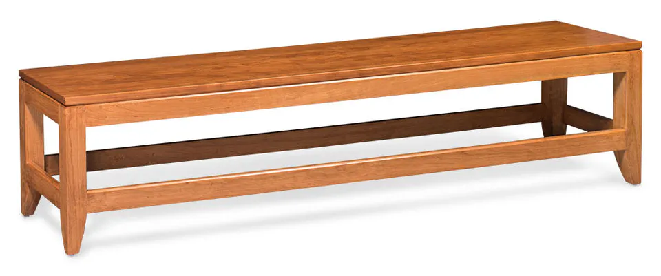 Simply Amish ECJUS-12A-W Justine Dining Bench, 36" w/ Wood Seat Simply Amish ECJUS-12A-W Justine Dining Bench, 36" w/ Wood Seat
